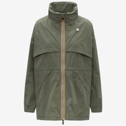 Aubeline Memory Touch - Veste longue femme mi-saison - Vestes - Vert lichen - Femmes - Taille L - K-Way - Beloutfit