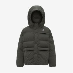 Le Vrai 4.0 Aurele Heavy Warm - Veste courte d’hiver pour enfants - Vestes - Vert noirâtre - Enfants - Taille 16Y - K-Way - Beloutfit