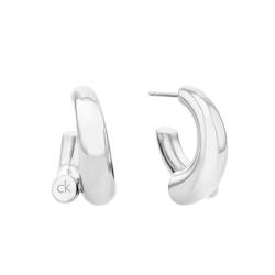 PROMO Boucles d'Oreilles Créoles CK Spiral en Acier - 35000764 - Calvin Klein OCARAT.COM BIJOUTERIE N°1