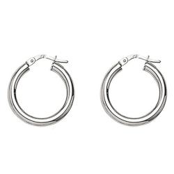 Boucles d'Oreilles Créoles en Argent, Diamètre de 15 mm à 45 mm - Emanessence