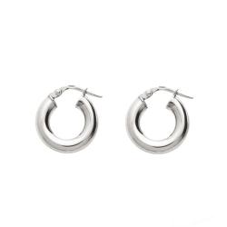 Boucles d'Oreilles Créoles en Argent, Diamètre de 8 mm à 25 mm - Emanessence