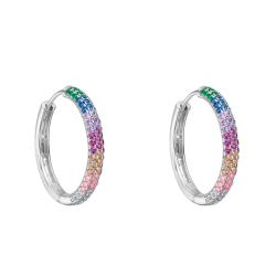 PROMO Boucles d'Oreilles Créoles Lotus Silver IT Girl en Argent 925, Diamètre 23 mm - LP3484-4/2 - Lotus OCARAT.COM BIJOUTERIE N°1