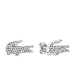 PROMO Boucles d'Oreilles Crocodile en Acier & Pierres - 2040142 - Lacoste OCARAT.COM BIJOUTERIE N°1