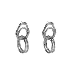 PROMO Boucles d'Oreilles Gemma Argentées - Emma & Chloé OCARAT.COM BIJOUTERIE N°1