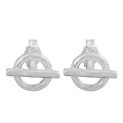 Boucles d'Oreilles Nautica en Argent - Clio Blue