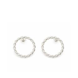 PROMO Boucles d'Oreilles Rondes Torsadées en Argent 925 - Artemis OCARAT.COM BIJOUTERIE N°1