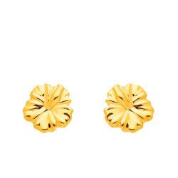 Boucles d'Oreilles Vis Hibiscus - Rosatella