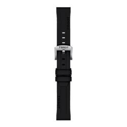 Bracelet de montre Officiel Tissot Silicone Noir 18 mm T852047455 - Tissot