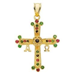 Croix Covadonga en Or Jaune 750 - Lumiosa