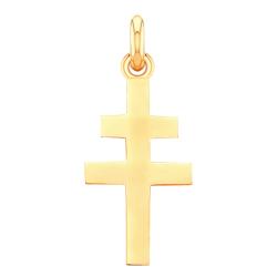 PROMO Croix de Lorraine en Or Jaune 750 - Becker OCARAT.COM BIJOUTERIE N°1
