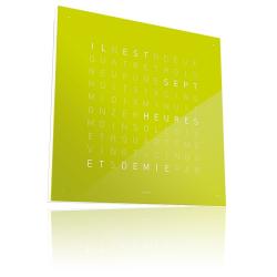 Horloge Earth 45 Lime Juice (Français) - Qlocktwo