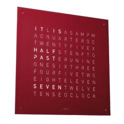 PROMO Horloge Earth 45 Red Velvet - Qlocktwo OCARAT.COM BIJOUTERIE N°1