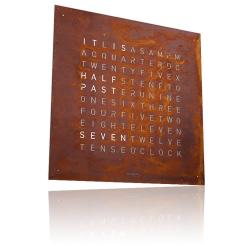 Horloge Earth 45Creator's Edition : Rust (Anglais) - Qlocktwo
