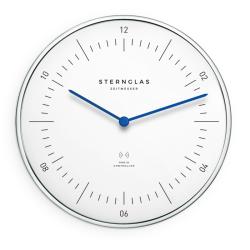 Horloge Murale Naos White Radio Controlled - Sternglas