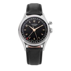 Montre Cricket Tradition 39 mm Black Plain - Vulcain