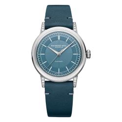 Montre Millesime Central Seconds 35 mm - Cadran bleu - Raymond Weil