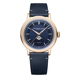 Montre Millesime Moonphase 39 mm - Cadran bleu - Raymond Weil