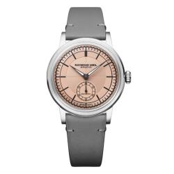 Montre Millésime Small Seconds 35 mm - Cadran Saumon - Raymond Weil