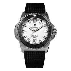 Montre Reef 39.5 mm Automatic White dial COSC 300M 2201.1.6311 - Formex
