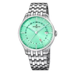 Montre Weekend GMT Vert Menthe - Perrelet