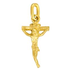 Pendentif Croix du Christ en Or Jaune - Vandona