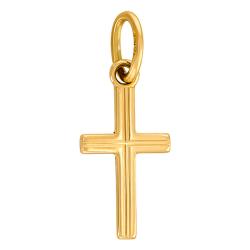 Pendentif Croix en Or Jaune 375 - Vandona