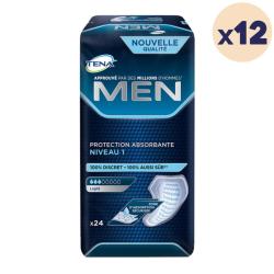 12 paquets - TENA Men Light Niveau 1 - 288 unités