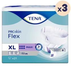 3 paquets - TENA Flex Maxi Extra Large - 63 unités