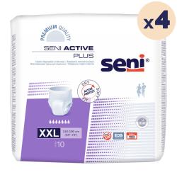 4 paquets - Pants SENI ACTIVE PLUS - XXL - 40 unités