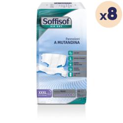 8 paquets - Change complet XXXL Maxi Soffisof - 120 unités
