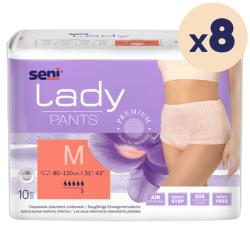 8 paquets - SLIP ABSORBANT LADY PANTS M SENI - 80 unités