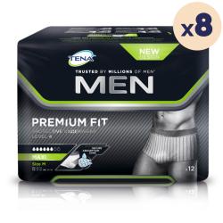 8 paquets - TENA Men Premium Fit (Niveau 4) Taille M - 96 unités