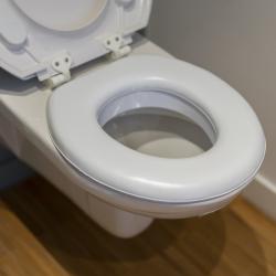 Assise de WC rembourrée - Blanc - 91 kg