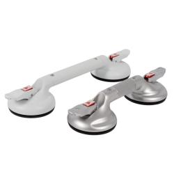Barre d'appui à ventouses Secura - Taille : 38 cm - Blanc - 38 cm