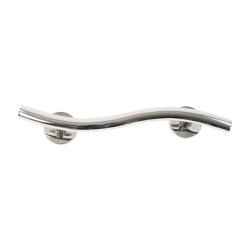 Barre d'appui courbée Inox - Argent - 200 kg