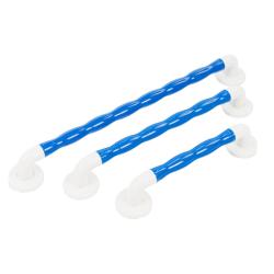 Barre d'appui droite ergonomique et renforcée - Blanc - 125 kg