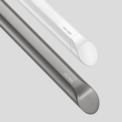 Barre d'appui droite poignée ergonomique Delabie - Blanc - 135 kg