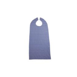 Bavoir adulte Premium - Taille : Unique - Blanc et bleu - Unique