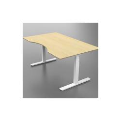 Bureau électrique à hauteur variable - Frêne - 180 cm