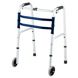 Cadre de marche pliant avec roues - 49,5 cm