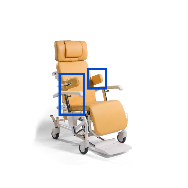 Cale-tronc pour fauteuil de repos ergonomique Alesia