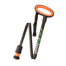 Canne de marche avec poignée ergonomique Flexyfoot Easy Grip - Noir - 130 kg