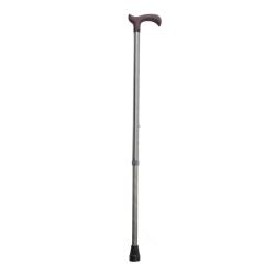 Canne de marche fantaisie derby black and white réglable - Marron / Noir & Blanc - 110 kg