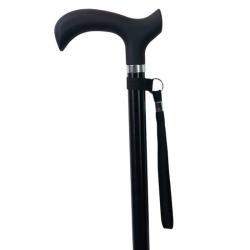 Canne de marche pliable en 3 - Noir - 110 kg