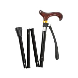 Canne de marche pliante Derby - Noir - 110 kg