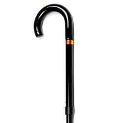 Canne de marche pliante en arc de cercle BRITNEY - Noir - 110 kg