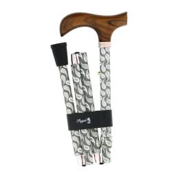 Canne pliante et réglable à motifs Fayet - 100 kg