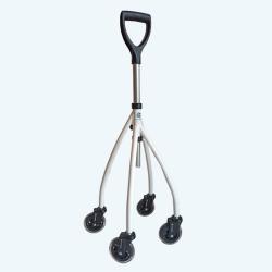 Déambulateur à une main Wheeleo - Blanc - 120 kg