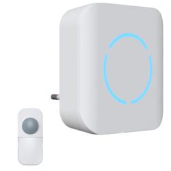 Carillon d'appel pour rampe d'accès PMR Eco - Blanc et bleu
