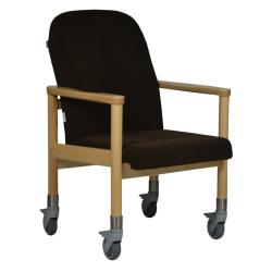 Chaise à roulettes ergonomique d'intérieur Lubeck - 60 cm